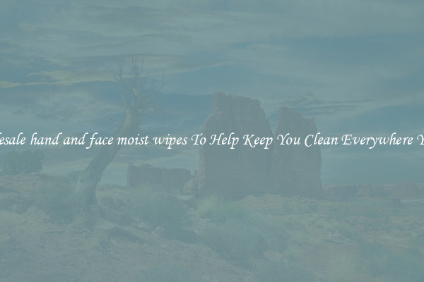 Wholesale hand and face moist wipes To Help Keep You Clean Everywhere You Go