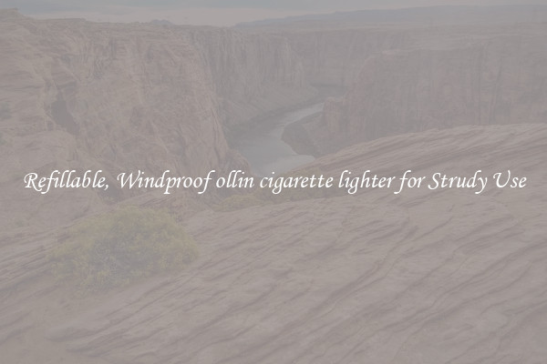 Refillable, Windproof ollin cigarette lighter for Strudy Use