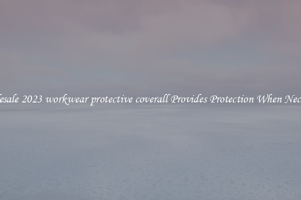 Wholesale 2023 workwear protective coverall Provides Protection When Necessary