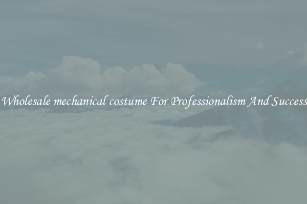 Wholesale mechanical costume For Professionalism And Success