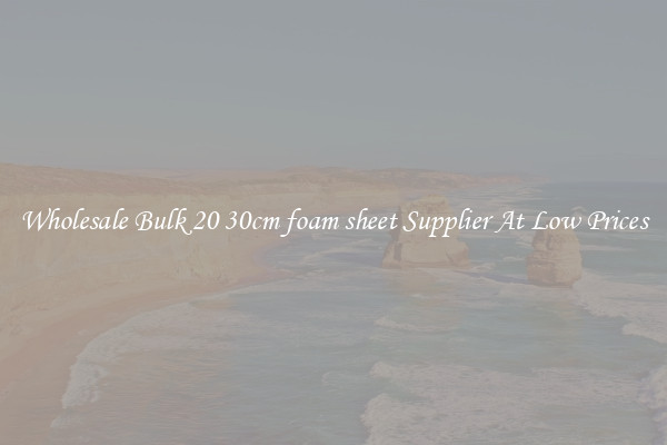 Wholesale Bulk 20 30cm foam sheet Supplier At Low Prices